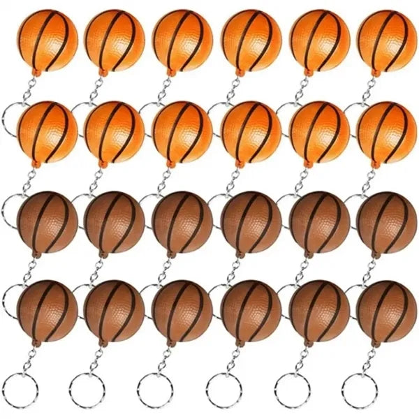 Basketball Stress Ball Anxiety Relief Keychain