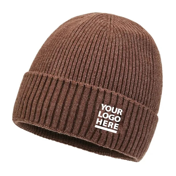 Winter Hats For Men Cuff Fleece Beanie