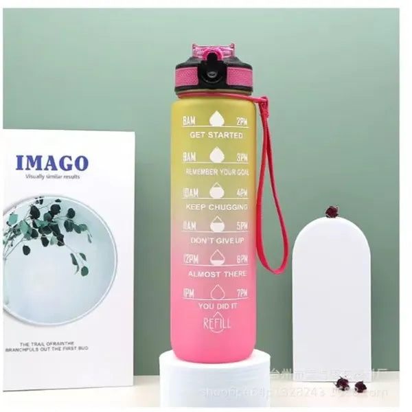 Motivational Water Bottles with Time Marker
