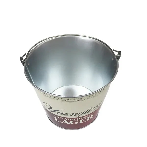 Premium Galvanized Steel Ice Bucket for Bars