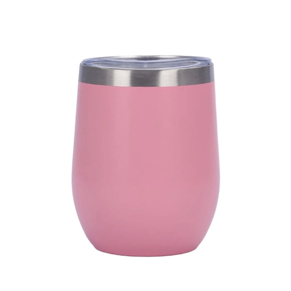 12 oz Egg Shaped Double Wall Vacuum Stainless Steel Cup