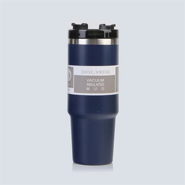30 Oz Vacuum Flip Straw Tumbler