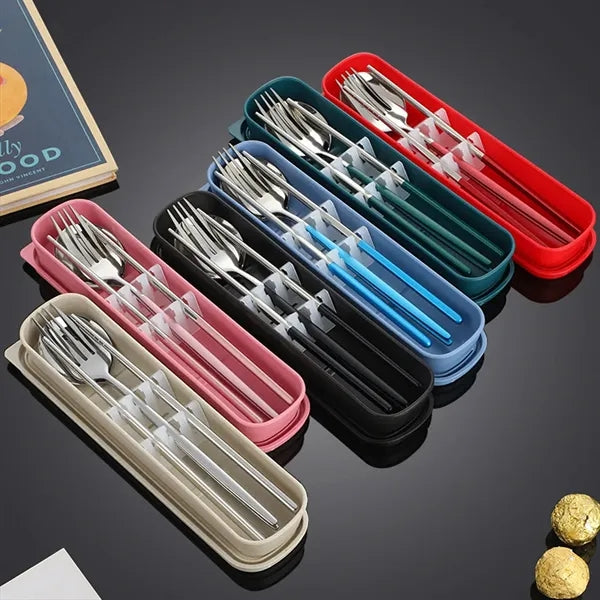 3 in 1 Stainless Steel Cutlery Set