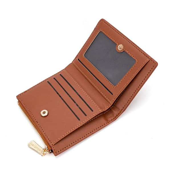 Rfid Blocking Zipper Pocket Bifold Wallet
