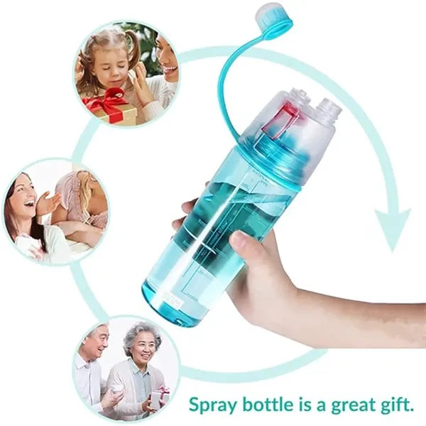 Spray Outdoor Large Capacity Sports Water Bottle