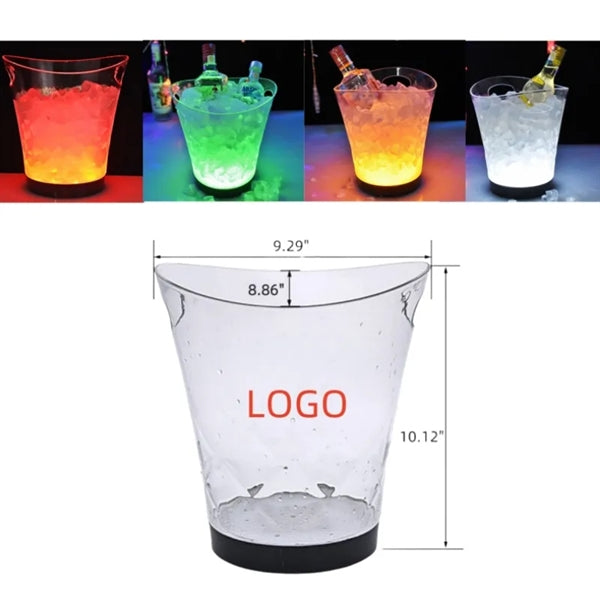 Led ice bucket