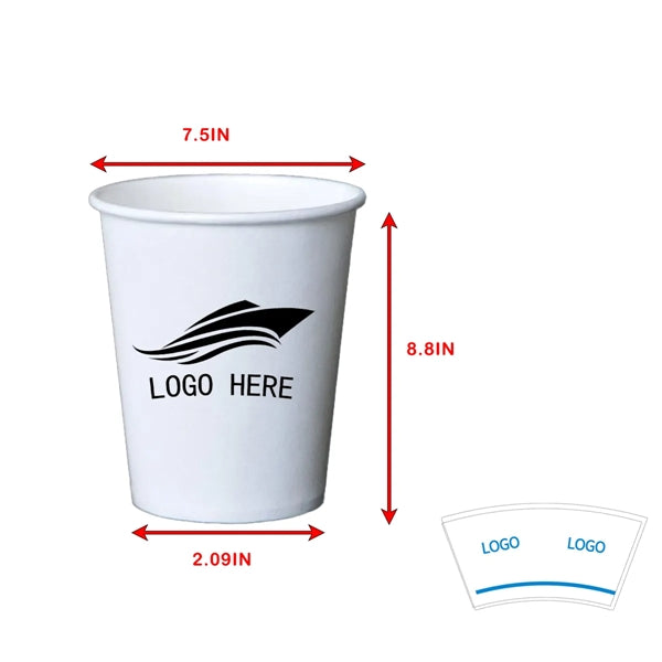 Ecosip Customizable Versatile Paper Cups