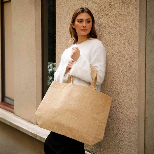 Jumbo Versatile Jute Tote Bag