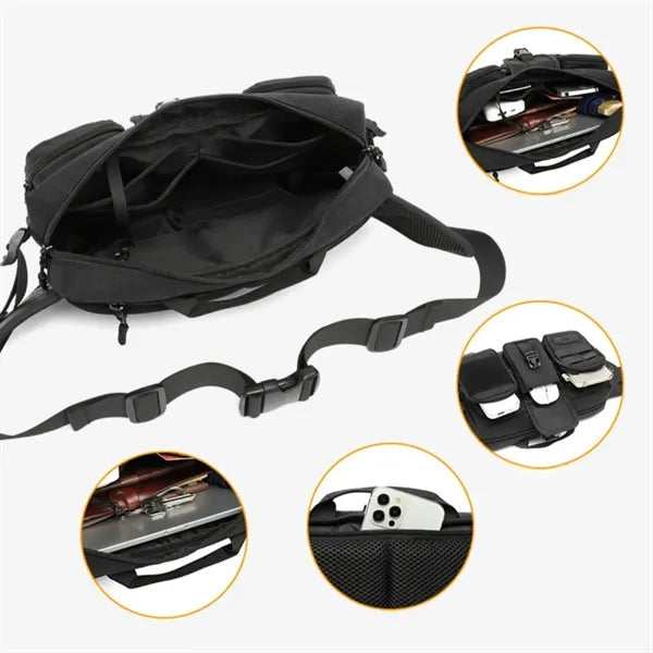Multi-Function High-Capacity Waterproof Tactical Fanny Pack