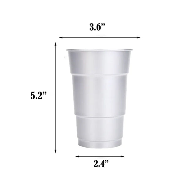16oz Rolled Edge Aluminum Cup