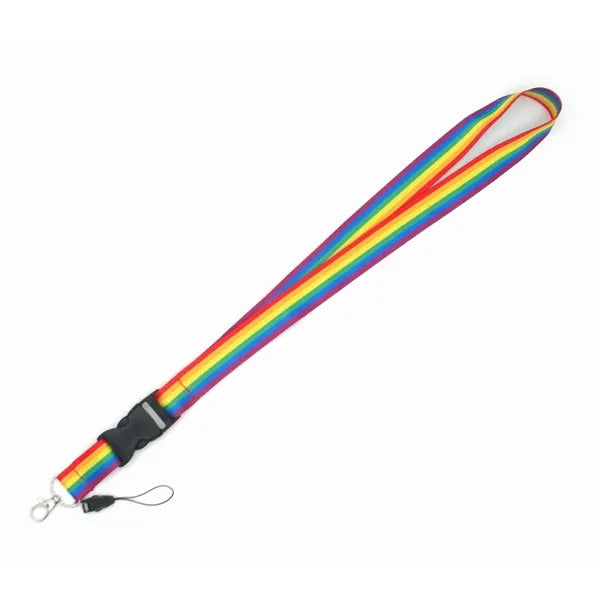 Detachable Rainbow Lanyard