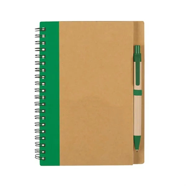 Eco Spiral Notebook w/Pen