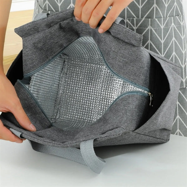 Zipper Thermal Insulated Handbags