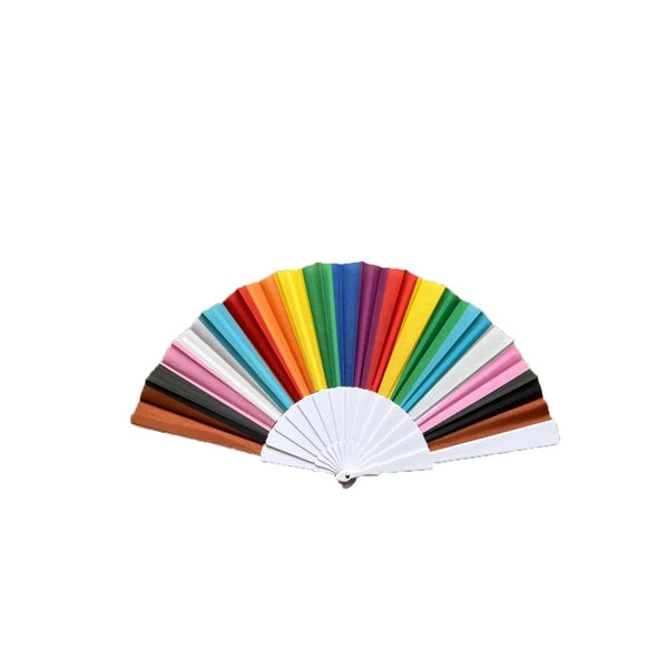 Shiny Rainbow Large Foldable Fan
