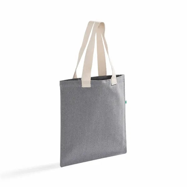 Recycled Canvas Flat Tote Bag