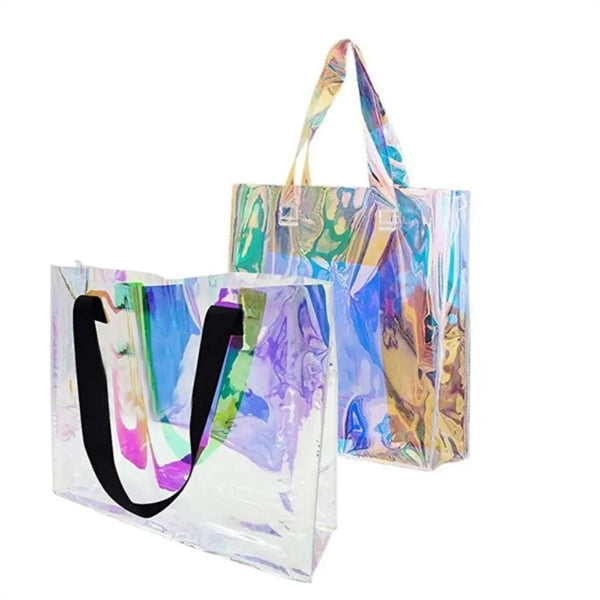 Holographic Clear Iridescent Handbag