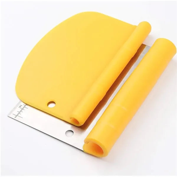 Stainless Steel Scraper With Contoured Grip
