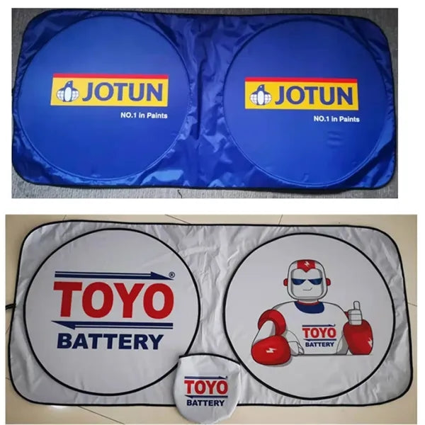 Car Folding Visor Sunshade With Bag