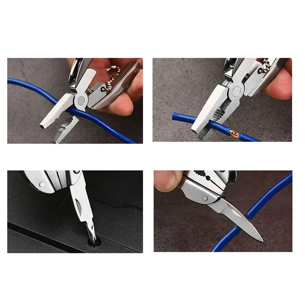 6-in-1 Stainless Steel Multifunctional Plier Multi Tools Set