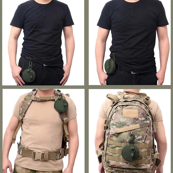 Outdoor Multifunctional Military Round Wallet