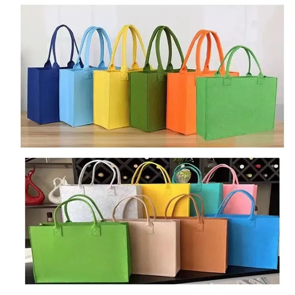 Large Capacity Shopping Felt Handbag