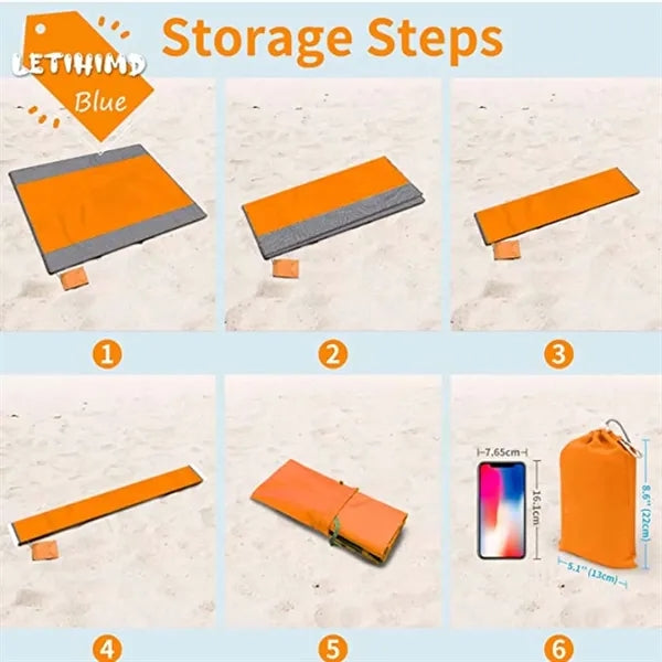 Waterproof Lightweight Foldable Beach Mat