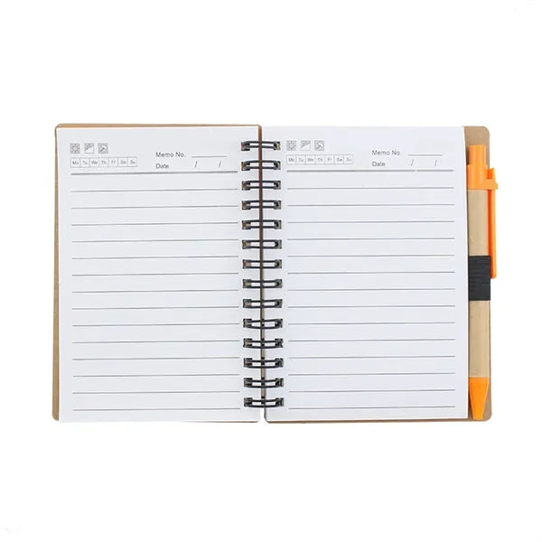 Kraft Paper Spiral Bound Notebook