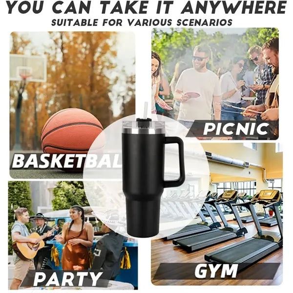 40Oz Insulated Tumbler With Handle