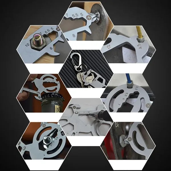 Bicycle Wrench Screwdrivers/Keychain Multi-tool