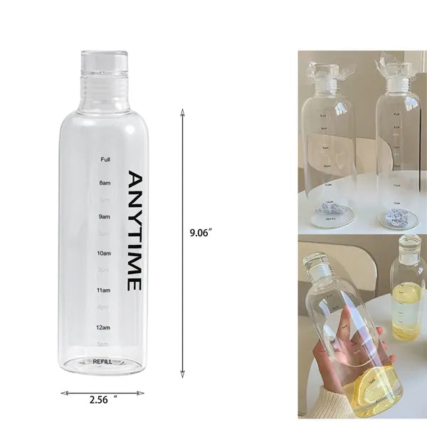 Transparent Glass Bottles Carafes With Caps And Lid Design