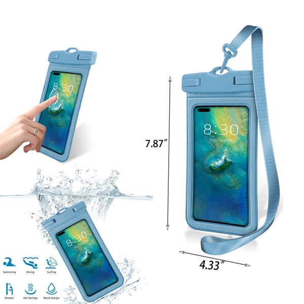 Water Proof Cell Phone Pouch Case Dry Bag For Beach