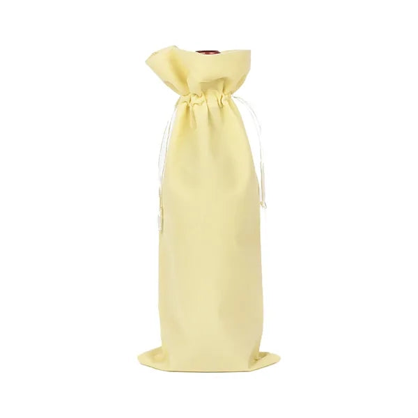 Velvet Wine Drawstring Bag