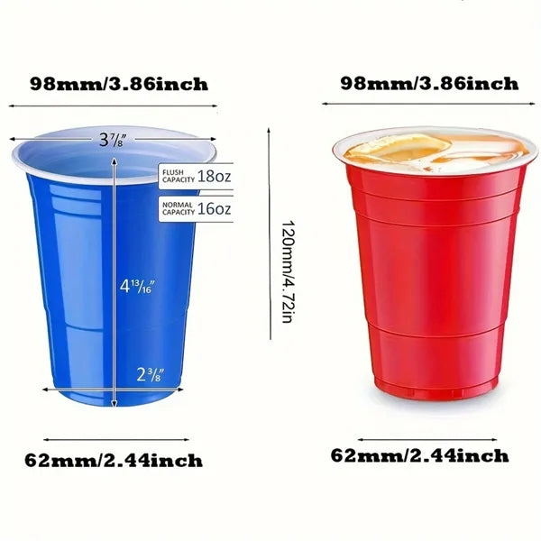 16OZ Disposable Plastic Party Stadium Cup