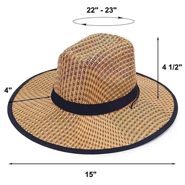 Wide Brim Straw Sunshade Hats