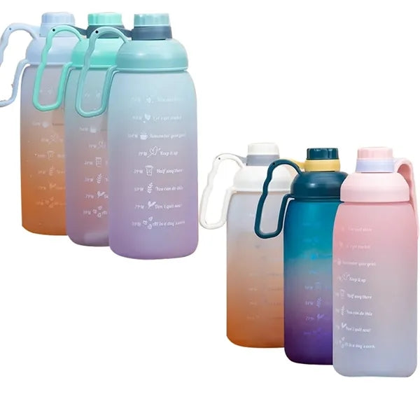 Half Gallon 60 oz. Time Water Jug Bottle With Handle