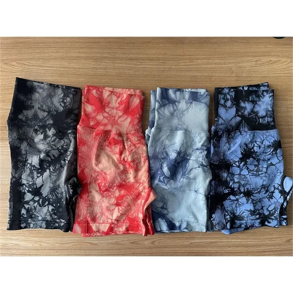 Tie Dye Seamless Yoga Shorts