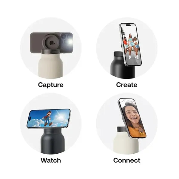 24oz Magnet Phone Holder Stainless Steel Water Bottle