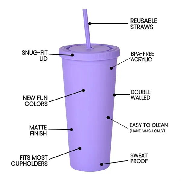 24OZ Large Capacity Outdoor Sippy Cup