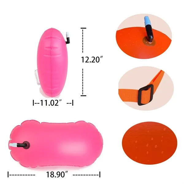 Outdoor Portable Single Air Bag Inflatable Swimming Float