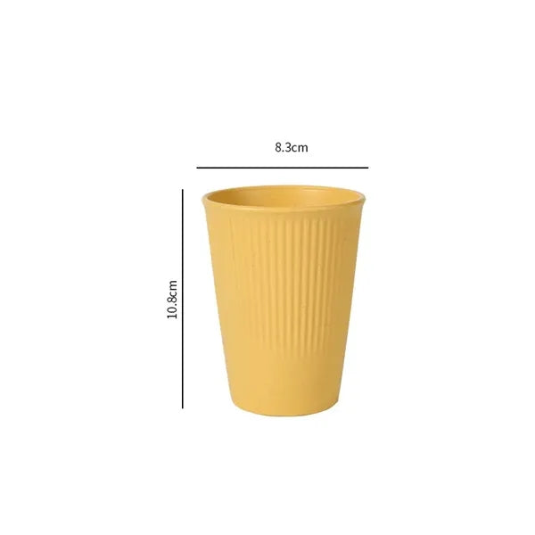 Wheat Straw Cups Set