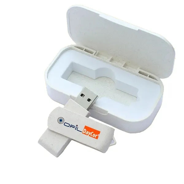 2GB Wheat Straw USB Flash Drive