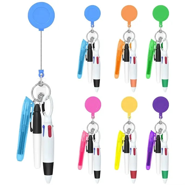 Mini Nurse Badge Highlighter Permanent Marker Ballpoint Pen