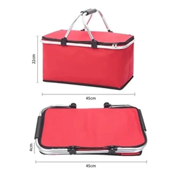 Insulated Cooler Picnic Basket