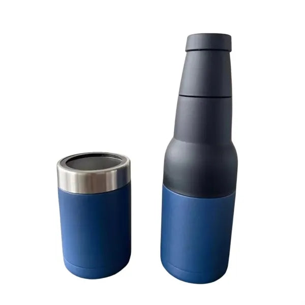 Can cooler with beer opener