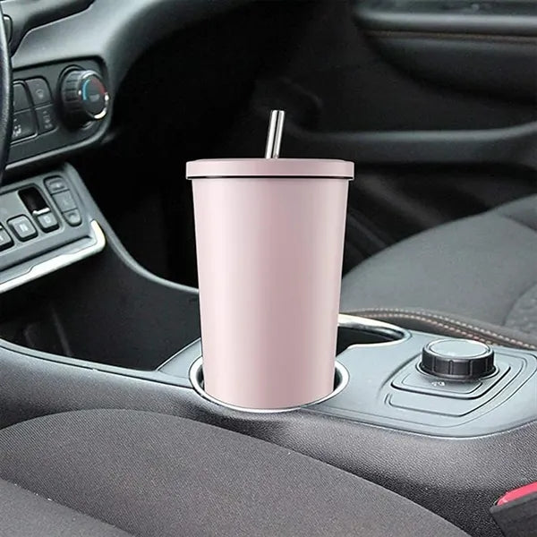Insulated Tumbler with Lid and Straw Cold Cup 28 oz