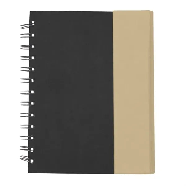 Eco-Recycled Journal w/Sticky Notes, Flags, & Pen