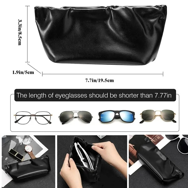 PU Leather Glasses Case Sunglasses Bag