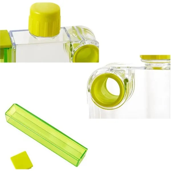 Transparent Water Bottle With Detachable Nut Case