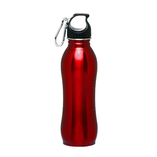 25 Oz Curvaceous Stainless Steel Water Bottle