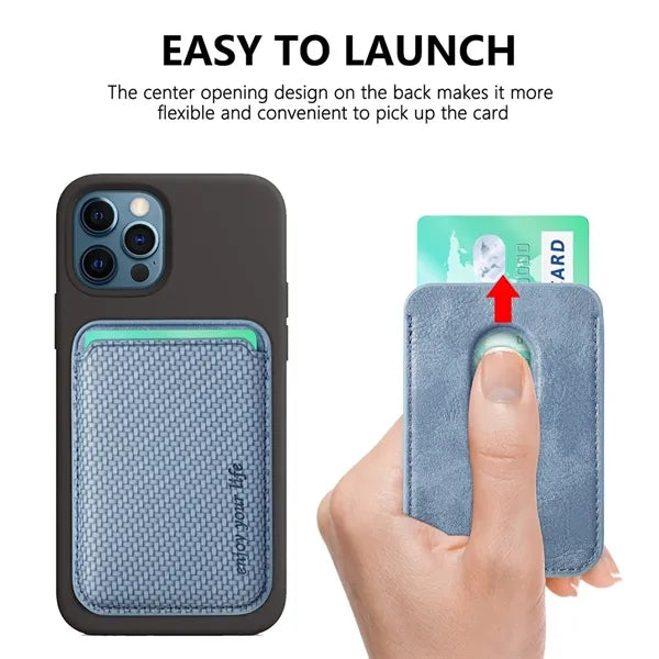 Phone Magsafe Wallet Fiber Pattern
